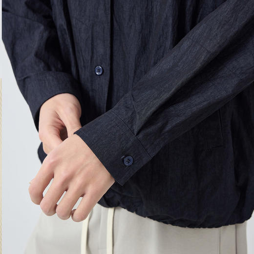 墨麦客男装高智通勤假两件外套男2026春新款微肌理男士夹克81605. 商品图3