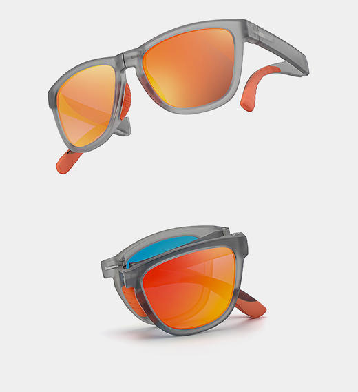 新款可折叠收纳骑行跑步运动眼镜 户外骑行徒步登山折叠太阳镜 商品图4