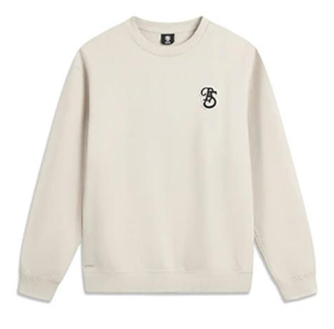 李宁反伍BADFIVE男子加绒保暖宽松套头卫衣AWDV879-1 商品图0