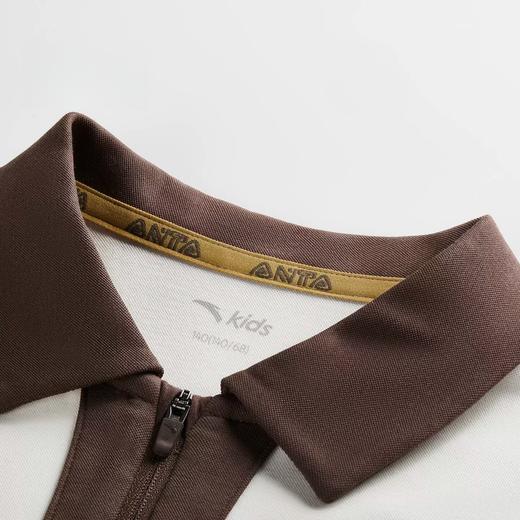 安踏儿童男大童短袖POLO衫2026年夏季新款中大童短袖T恤352628106 商品图2