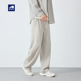 墨麦客男装美式休闲弯刀裤子男2026春季新款松紧腰休闲裤男91558.