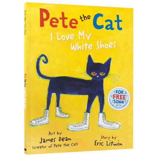 【0-6岁英文绘本】皮特猫我爱白鞋子  Pete the Cat I Love My White Shoes 商品图4