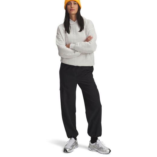 UA安德玛连帽卫衣女装2025新款宽松运动服休闲套头衫6003655-110 商品图3