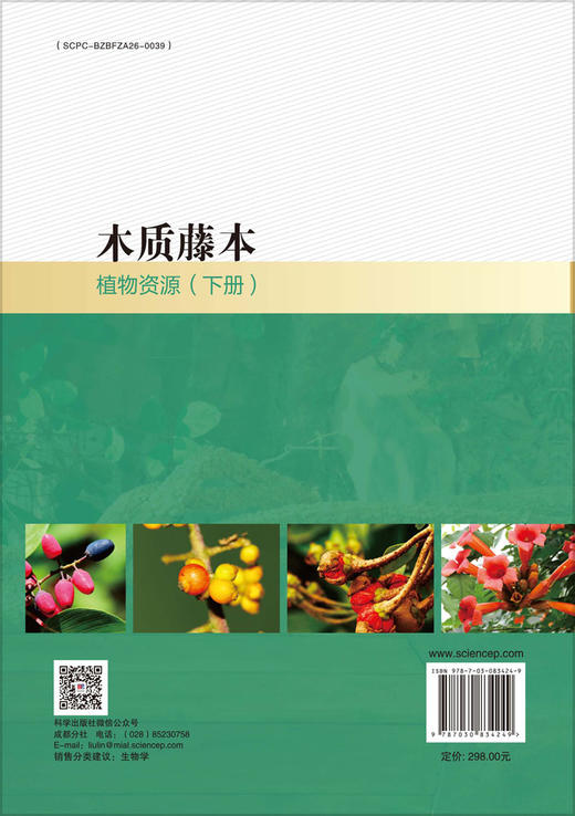 木质藤本植物资源（下册） 商品图1