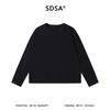 SDSA男装2026新款高贵轻奢韩版纯色双层领肌理长袖百搭时尚上衣 商品缩略图0