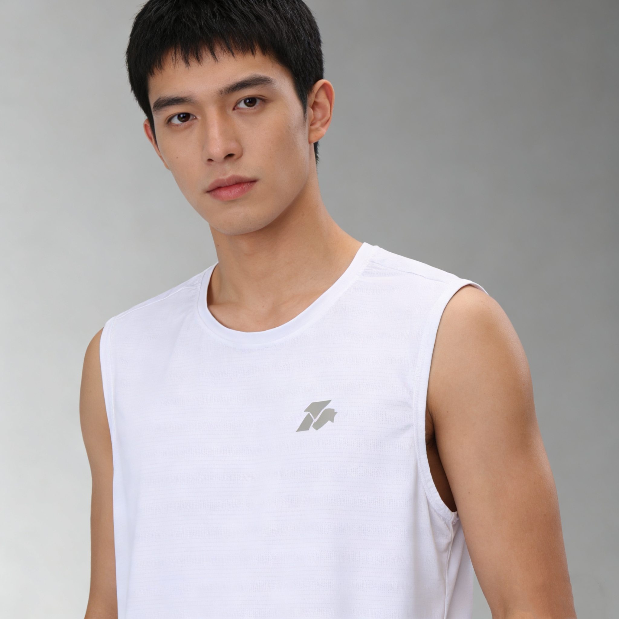 【冰丝无袖衫背心】夏季薄款运动透气冰丝无袖衫背心上衣03h