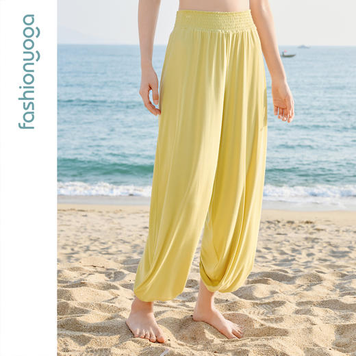 凡圣瑜伽轻柔禅逸舒适九分裤 F15922 商品图1