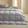 日式无印简约羽绒被纯色良品白鸭绒被芯90白鸭绒秋冬保暖被子被芯 商品缩略图2