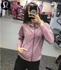F030670瑜伽服连帽拉链运动外套宽松休闲夹克拉链开衫 商品缩略图6