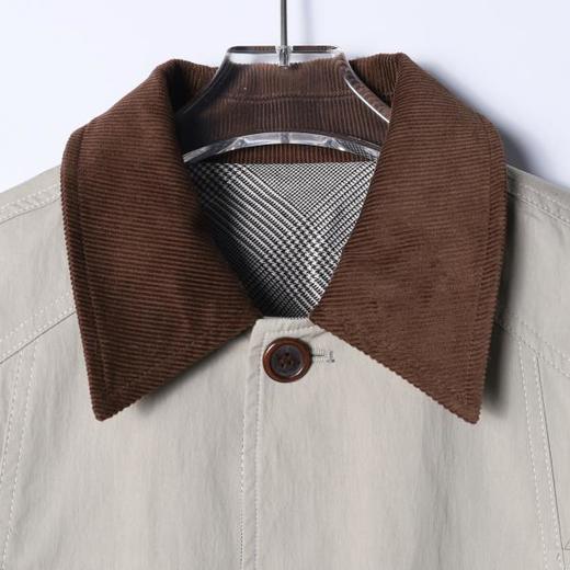 SDSA男装2026新款高贵轻奢双面可穿复古夹克外套撞色领设计百搭 商品图1