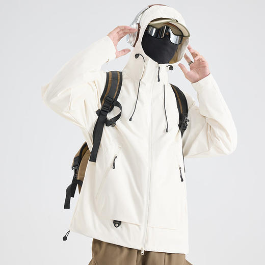 🌟【 26888（男女同款）多巴胺色系冲锋夹克】情侣款冲锋夹克天花板找到了！👍同款不同版型，他穿帅气，我穿显瘦，出门就被问爆！👇 商品图0