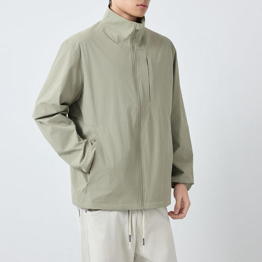 墨麦客男装城市运动立领男士外套2026春新款简约纯色夹克男81601. 商品图2