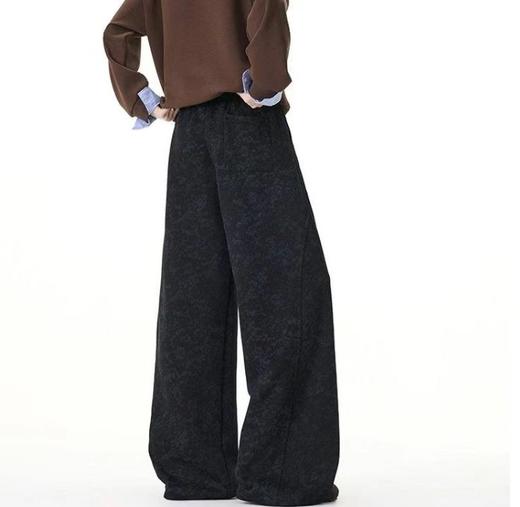 F0306104新款弯刀裤刺绣2色高品质休闲运动裤 商品图6