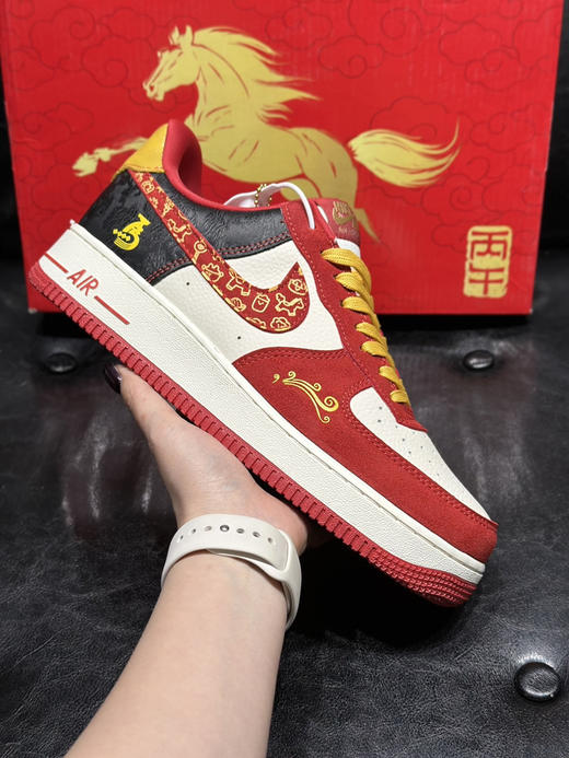 春季特惠💰430 马年限定 # NK Dunk LOW Year Of The Horse 空军一号 防滑耐磨 低帮 板鞋 男女同款 马到功成 迎新 限定款 商品图3