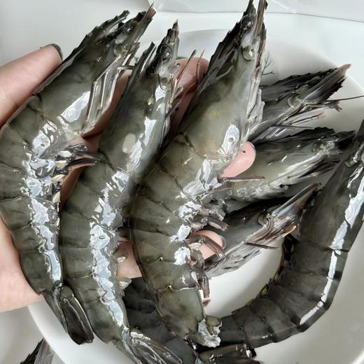 【顺丰发货！比手掌还大得黑虎虾！】东山十八景 泰国活冻黑虎虾 1kg/盒（21-25只） 只只精选 壳薄肉大 活冻锁鲜工艺 保证虾肉肉质紧实鲜甜 商品图1