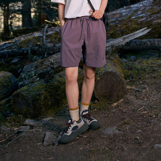 伯希和户外休闲短裤男春季新款轻量防泼水徒步登山裤健身运动裤女 商品图0