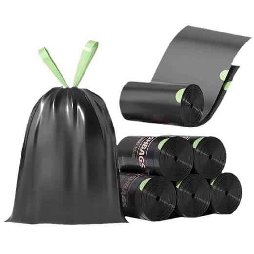 垃圾袋家用手提式加厚超厚厨房专用抽绳实惠装免撕小大塑料袋特厚 商品图4