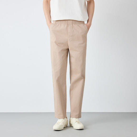 墨麦客男装高智通勤小直筒休闲裤男2026春新款棉混纺裤子男91576. 商品图3