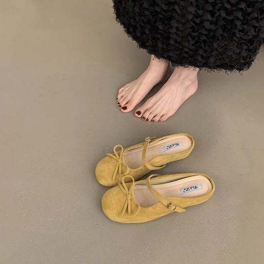 【69.9/双】小香风玛丽珍单鞋半拖鞋女夏外穿新款法式复古芭蕾风软平底包头拖聚★为爱严选 商品图1