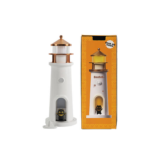 大英博物馆 盖亚·巴斯特系列 萌猫灯塔投影氛围灯-白噪音蓝牙音响 商品图5