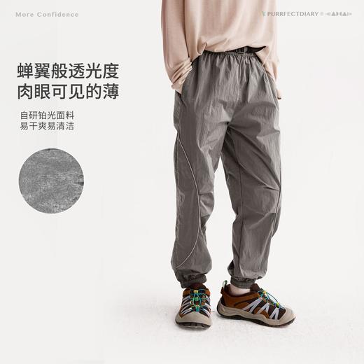 fx-咕噜日记儿童流光肌理收脚卫裤2026春季男童耐磨抗撕裂运动长裤PC26K03 商品图1