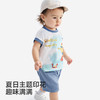 【精梳棉】英氏儿童套装夏季男童女童短袖短裤休闲套装卡通印花圆领上衣短裤 商品缩略图4