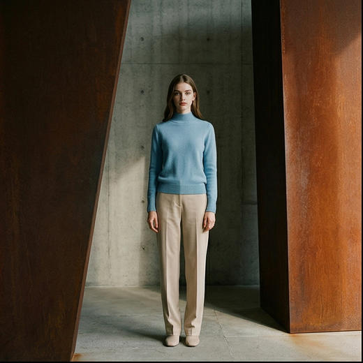 PALUOPO/PL高领女衫ET20185R-B/约重215g帕罗 商品图13