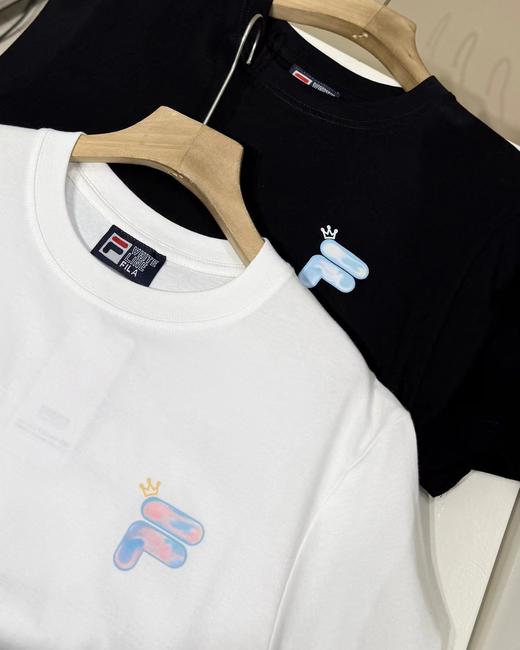 F0306122情侣短袖2026夏新款休闲日常通勤百搭纯棉涂鸦T恤 商品图3