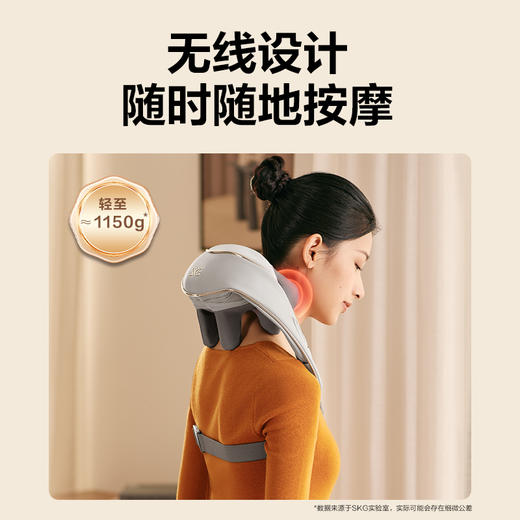 H5系列1代 SKG按摩披肩 灰色 舒享款 商品图4