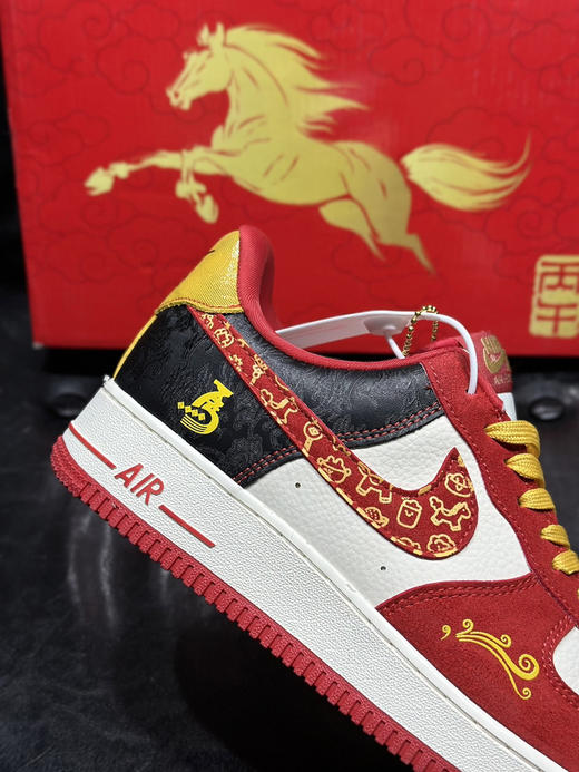春季特惠💰430 马年限定 # NK Dunk LOW Year Of The Horse 空军一号 防滑耐磨 低帮 板鞋 男女同款 马到功成 迎新 限定款 商品图6