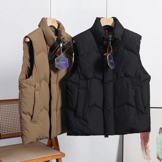 F030605男士立领90%白鸭绒背心休闲保暖马甲外套 商品图1