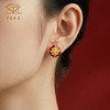 「金钿点睛」黄金足金同心钿耳饰 商品缩略图4