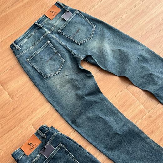 春款经典百搭小直筒立体裁剪版型微弹牛仔裤 商品图3