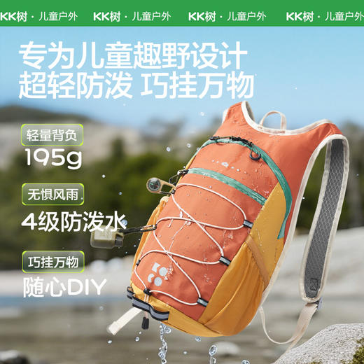 KK树超轻儿童登山包防泼水大容量双肩包户外旅游背包小学生徒步包小瓢虫抽绳双肩包 商品图1