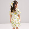 笛莎/Deesha 【松饼熊】2026年夏季新款女童泡泡袖水彩风花朵印花棉布连衣裙 商品缩略图3
