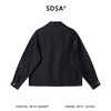 SDSA男装2026新款高贵轻奢时尚复古纯色多口袋翻袋牛仔夹克外套 商品缩略图4