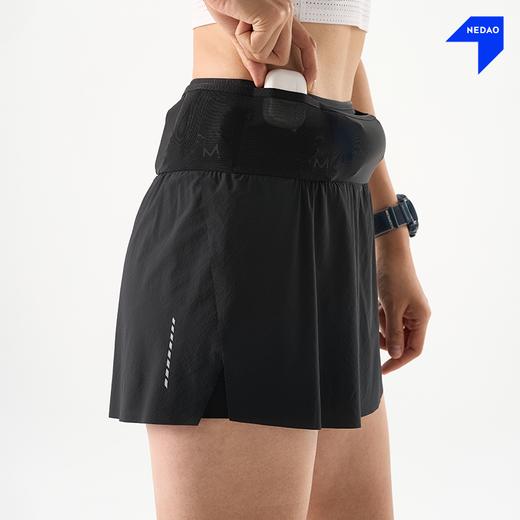 26新品内道跑步短裙女生路跑带腰包装载轻量马拉松跑步训练短裙 商品图2