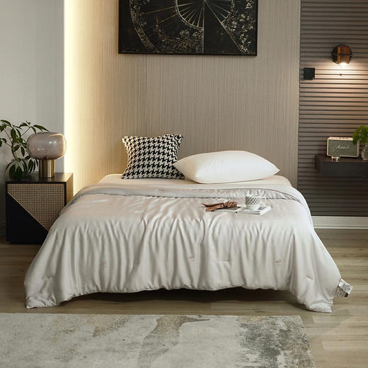 日系无印西川蚕丝被良品提花天丝冬被纯蚕丝被子金茧蚕丝被芯双人 商品图1