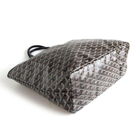 【闲置】GOYARD戈雅小号老花黑色tote托特包购物袋子母包手提包女士050326HS04 商品图5