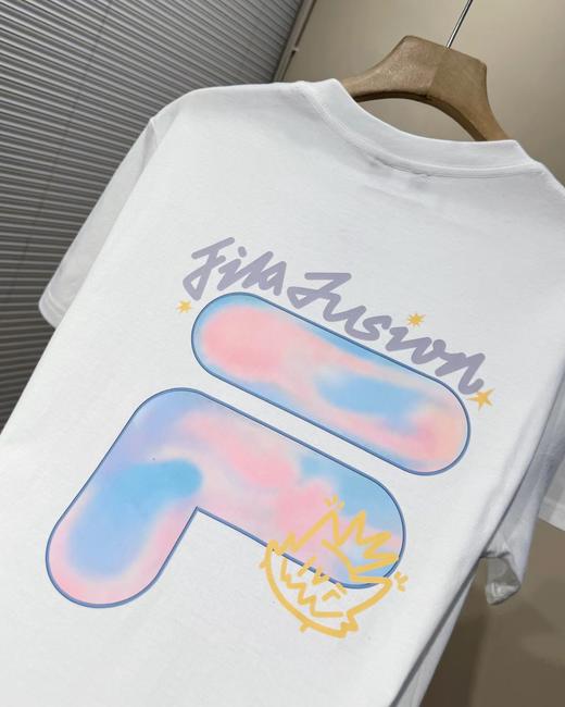 F0306122情侣短袖2026夏新款休闲日常通勤百搭纯棉涂鸦T恤 商品图8