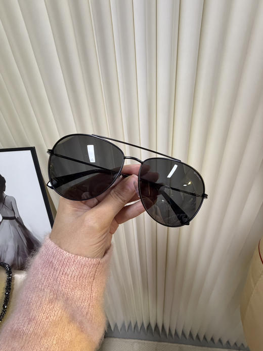 新款纯黑飞行员墨镜 商品图4