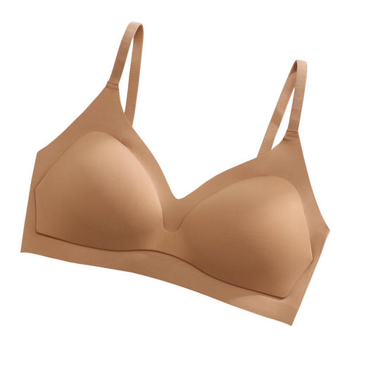 日式无印文胸无钢圈文胸良品裹胸可调节文胸乳胶杯垫抹胸一片式 商品图4