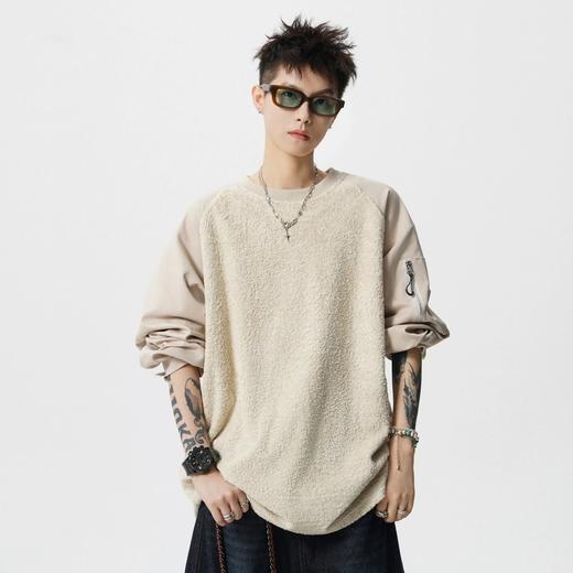 【软糯舒适 手感柔顺】户外拼接云朵绒运动卫衣（ELXM99-WY712） 商品图11