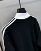 F030648男女同款针织华夫格立领运动宽松夹克外套 商品缩略图8
