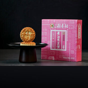 北京稻香村饼干蛋糕 黄油枣泥饼 220g 老字号零食糕点 商品图0