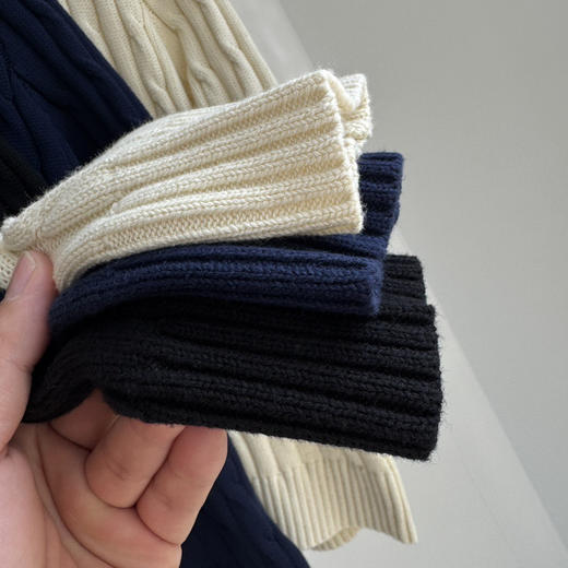 🔻拉夫女士V领针织衫毛衣 商品图2