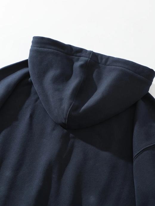 F030603高克重棉质混纺内里科技擦毛设计拉链开衫外套纯色抓绒琐温保暖长袖连帽卫衣 商品图10