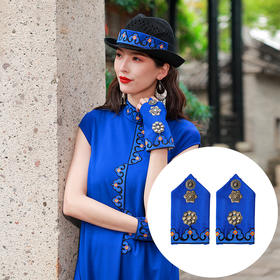 【杨丽萍老师同款】沧海藏月民族风绣花指套 | 现货加急发