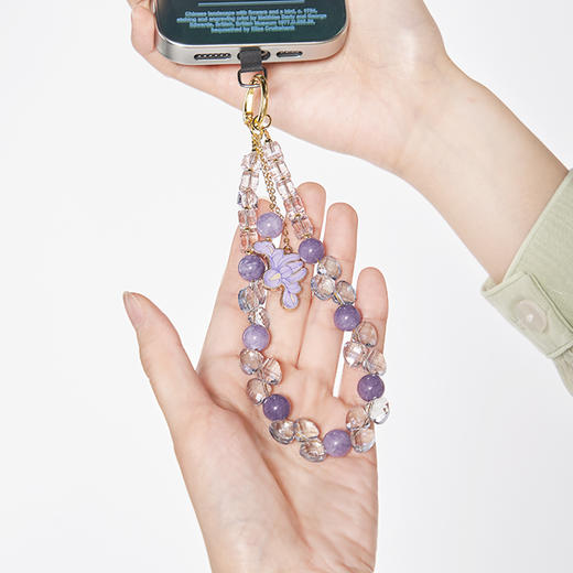 大英博物馆 欧洲文化艺术系列 紫鸢轻语手机绳 商品图2