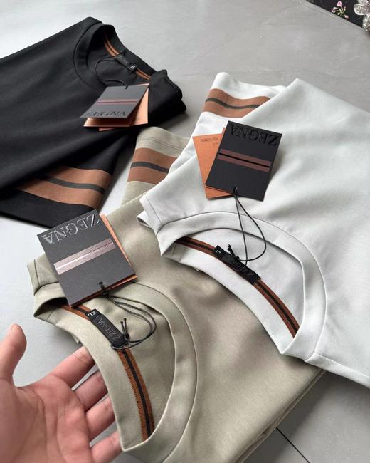 F030640夏季新款云感空气层圆领运动休闲短袖T恤 商品图4